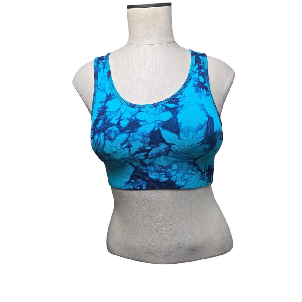 Unbranded Polyester/ Spandex Sports Bra XS Blue